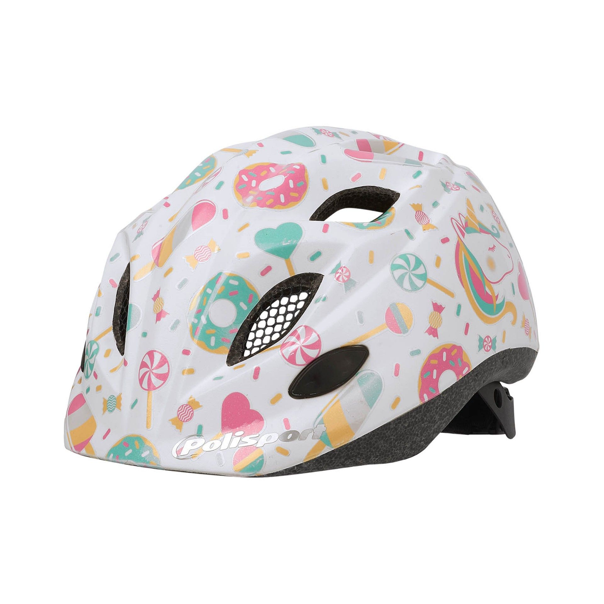 Комплект Polisport kids premium детский шлем/фляга/держатель Lolipops XS (48/52)