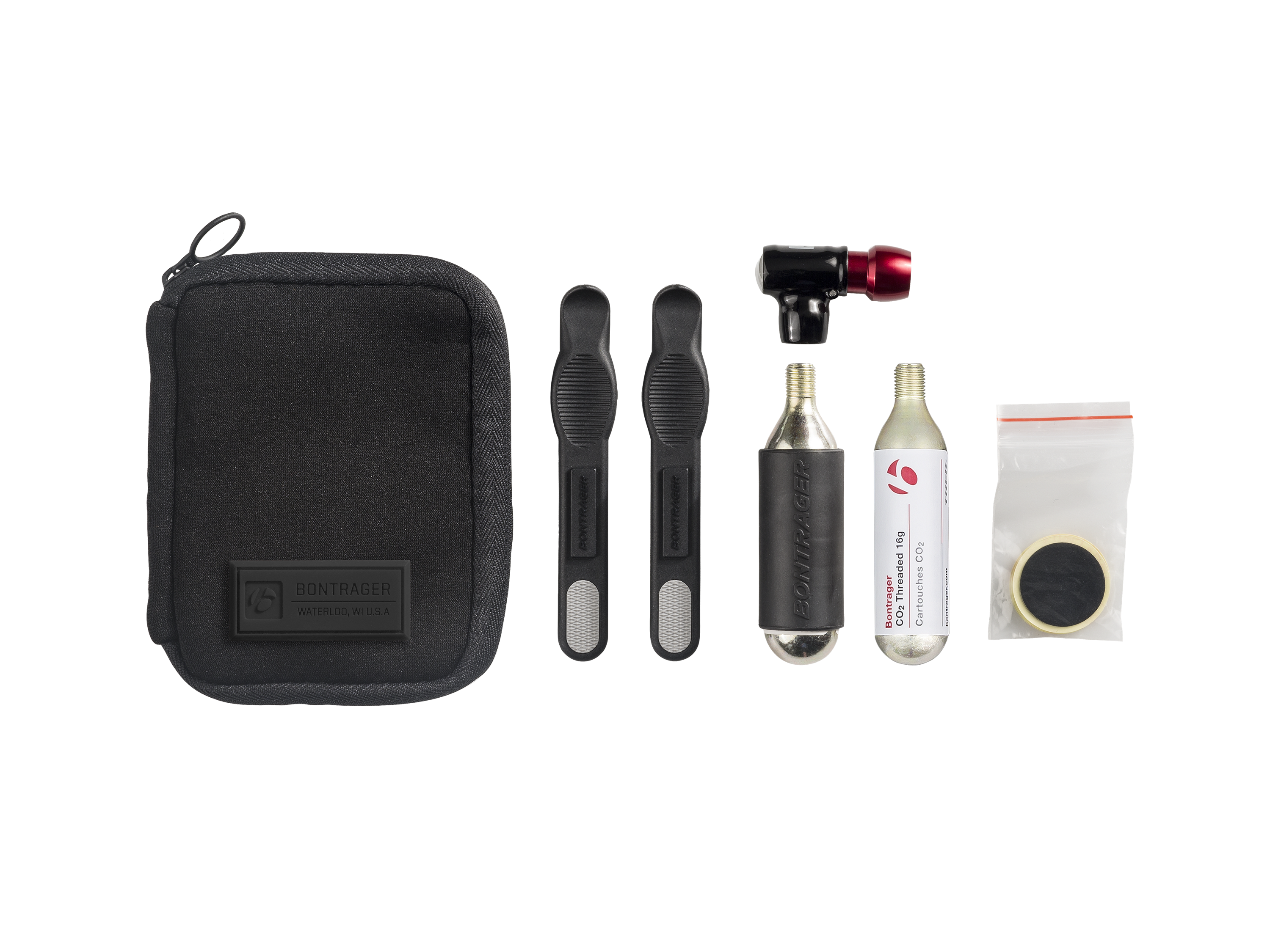  Насос Bontrager Pro Flat Pack One Size Black - Sportex Russia 