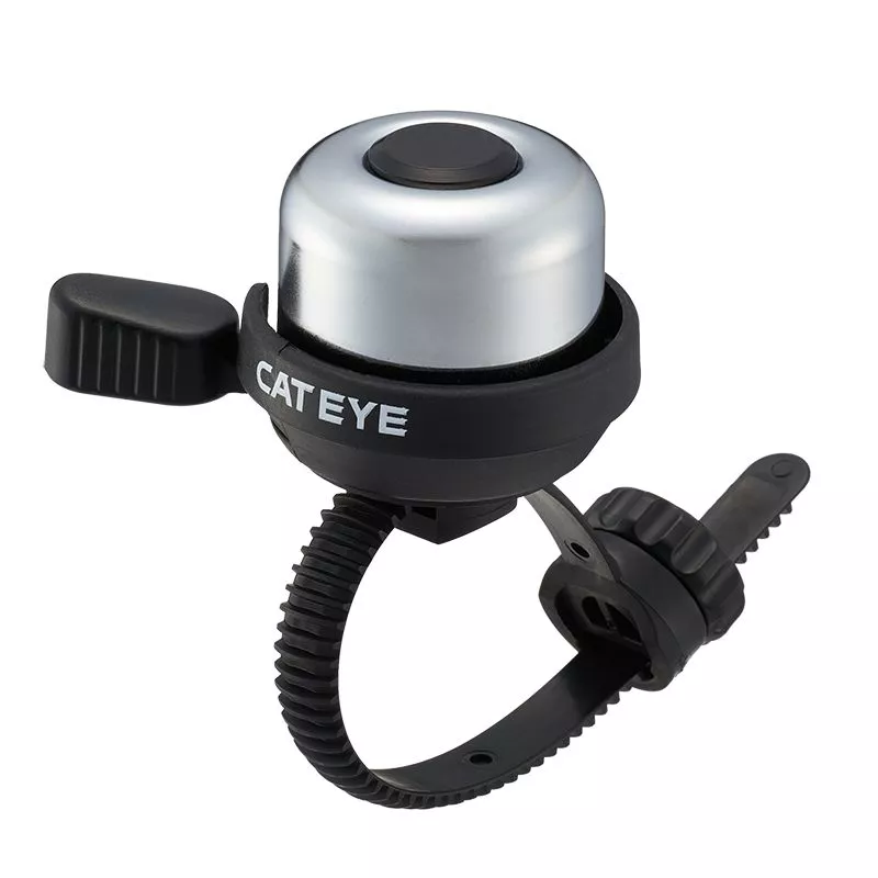  Звонок велосипедный Cat Eye PB-1100P, цв.черный/серебристый - Sportex Russia 