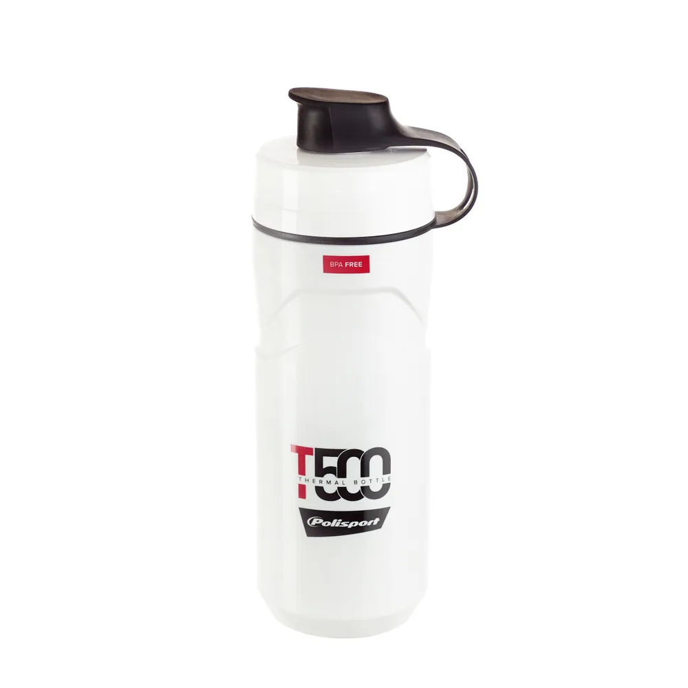  Термофляга Polisport THERMAL BOTTLE T500 500ml/650ml  BLACK/RED - Sportex Russia 